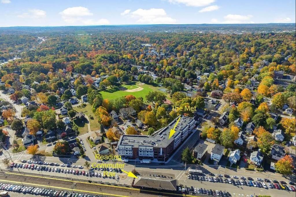 Luxury Apartment With Gym, Steps From Commuter Rail #4011 Reading Exterior foto